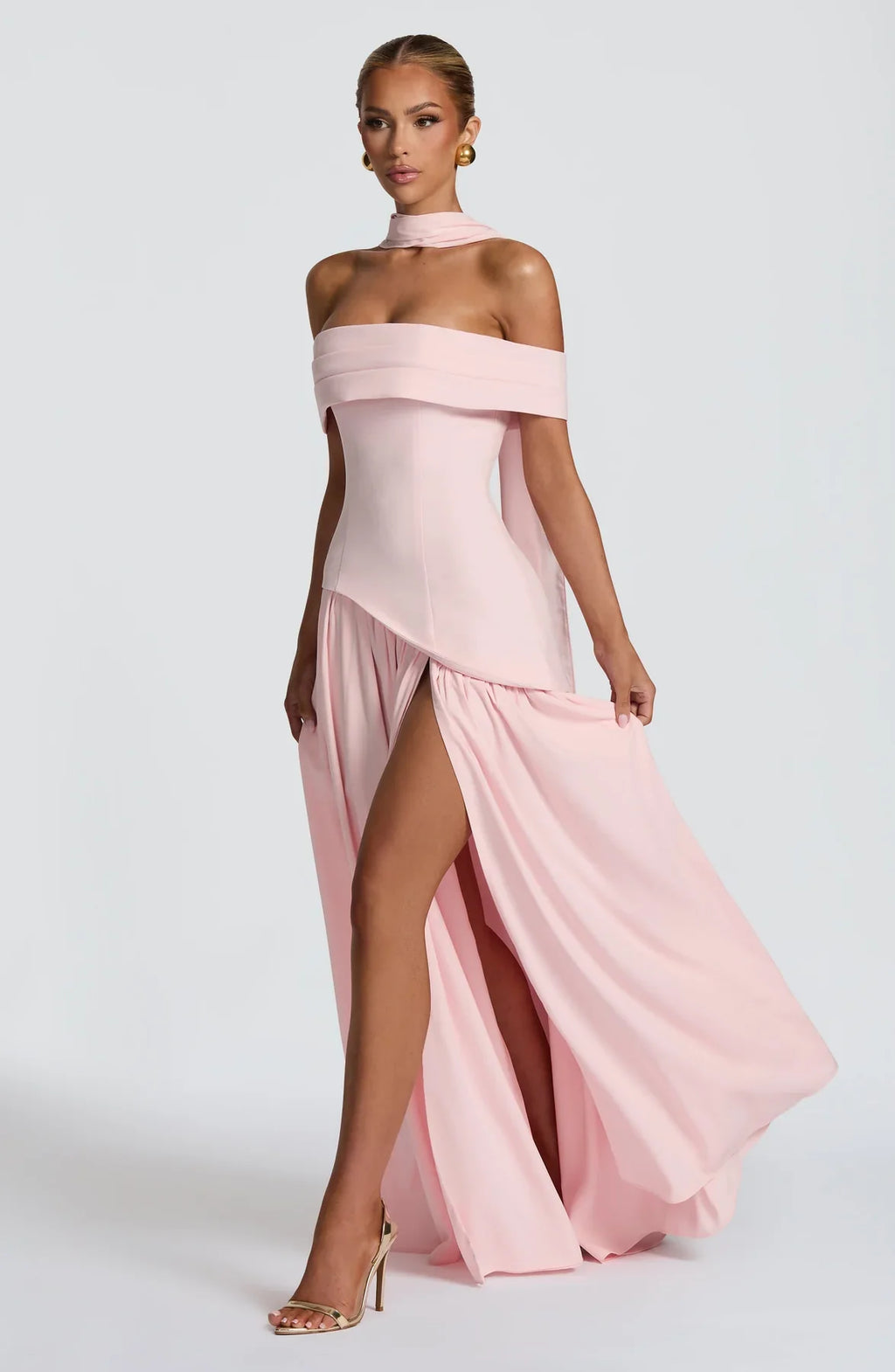 DELILAH MAXI DRESS - BLUSH