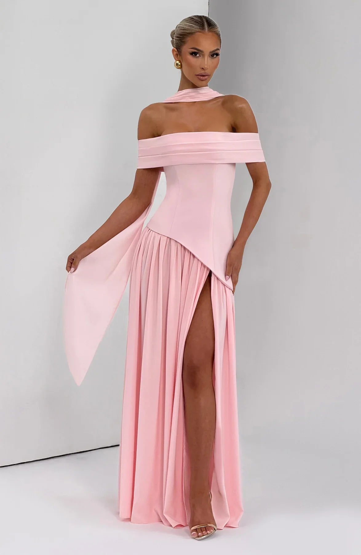 DELILAH MAXI DRESS - BLUSH