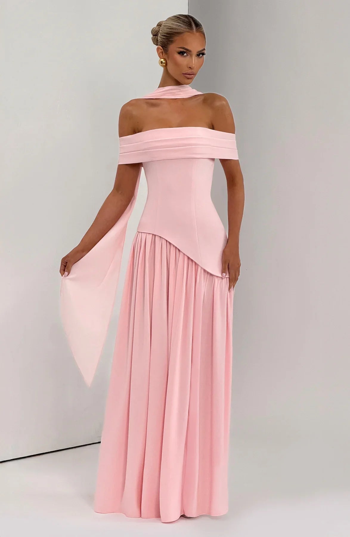 DELILAH MAXI DRESS - BLUSH