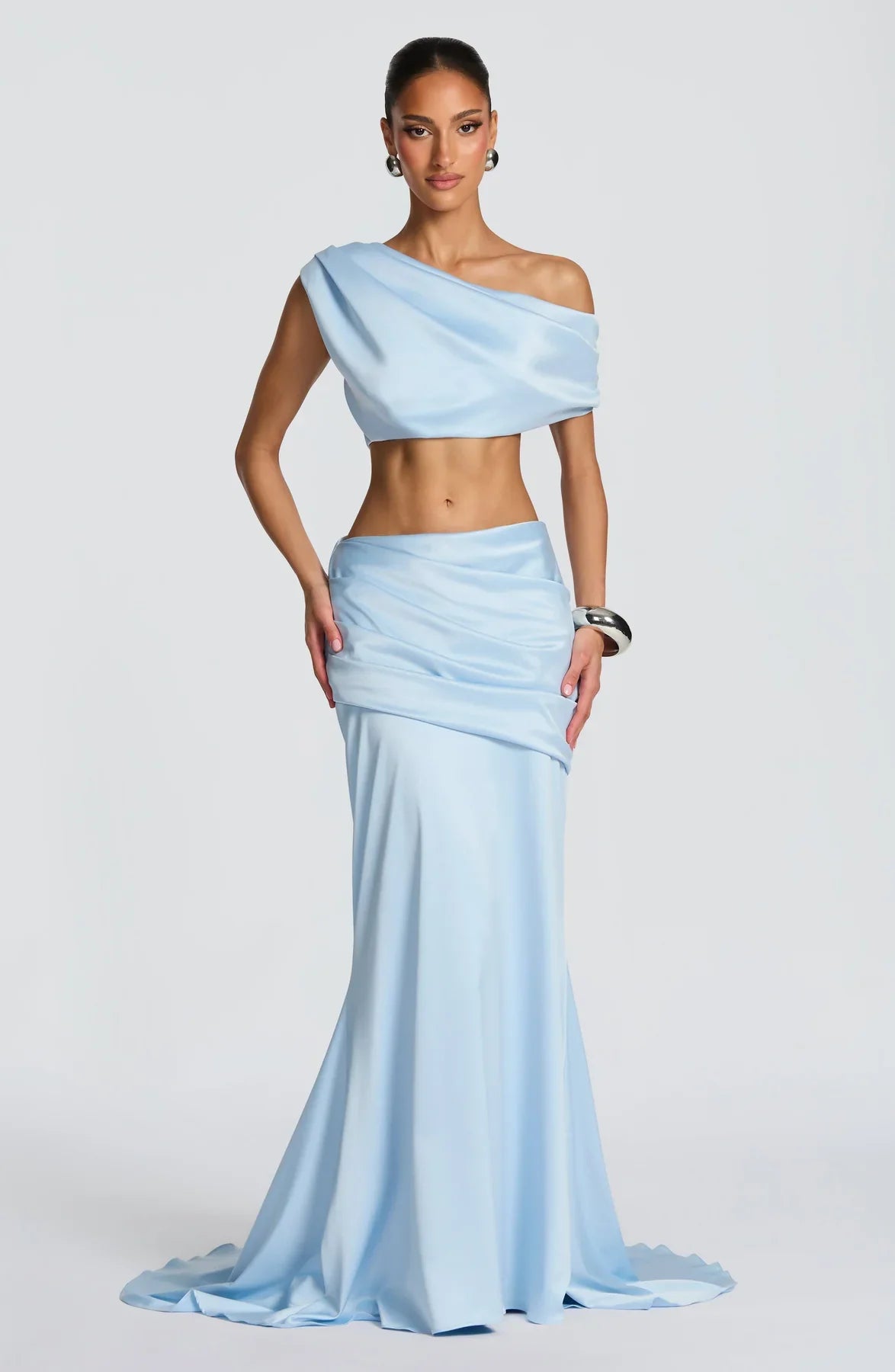 CLAUDETTE MAXI SET - GLACIER BLUE