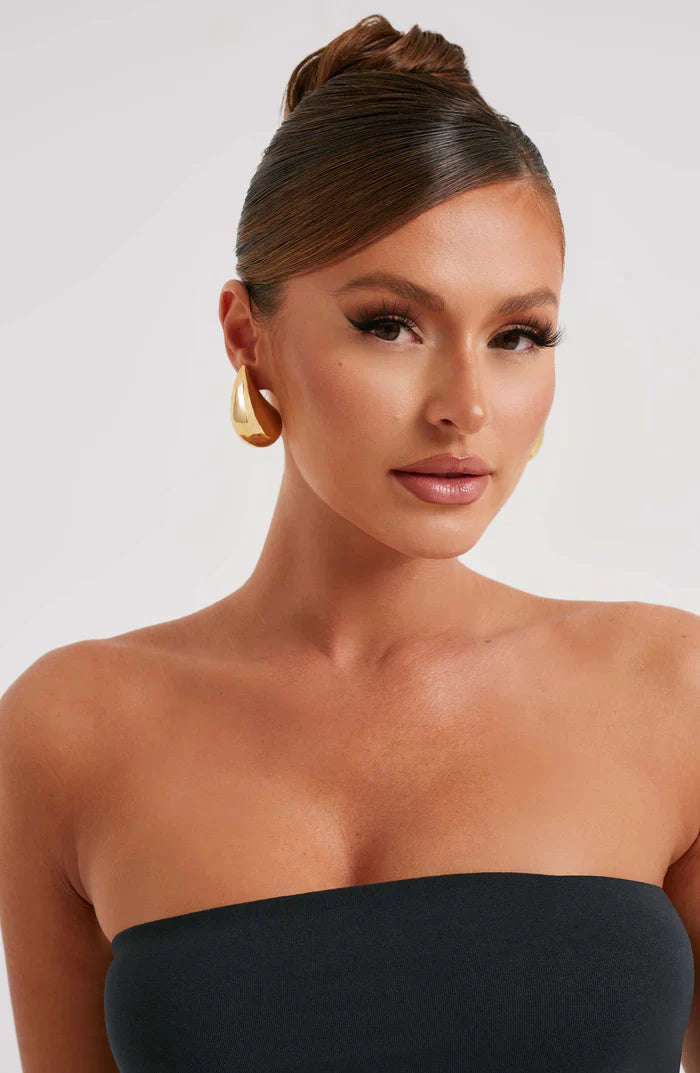 LARGE FAYTH EARRINGS - GOLD