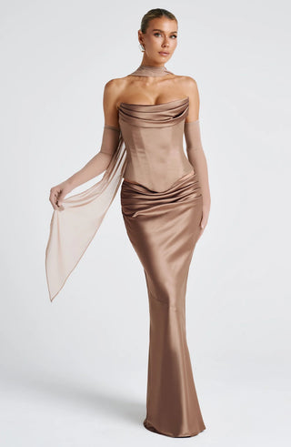 BERNADETTE MAXI DRESS - HAZEL