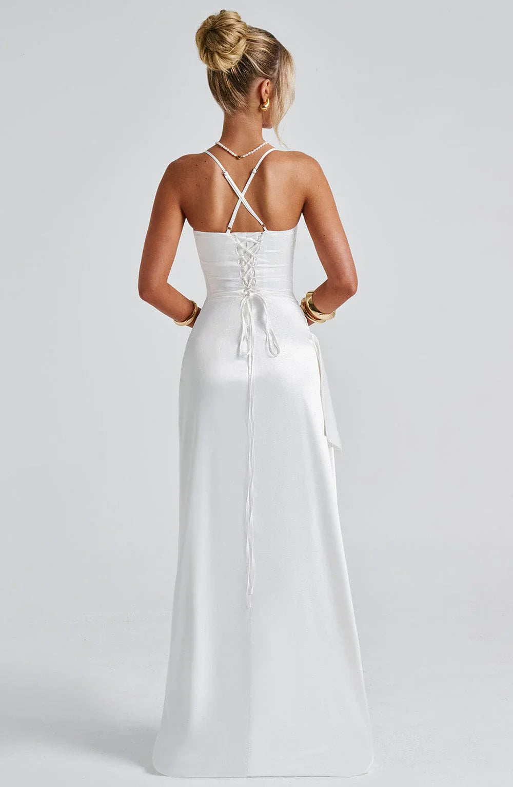 HELEN MAXI DRESS - WHITE
