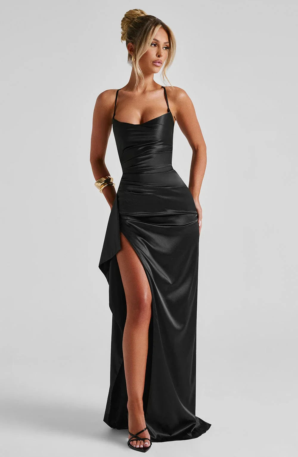 HELEN MAXI DRESS - BLACK