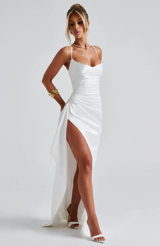 HELEN MAXI DRESS - WHITE