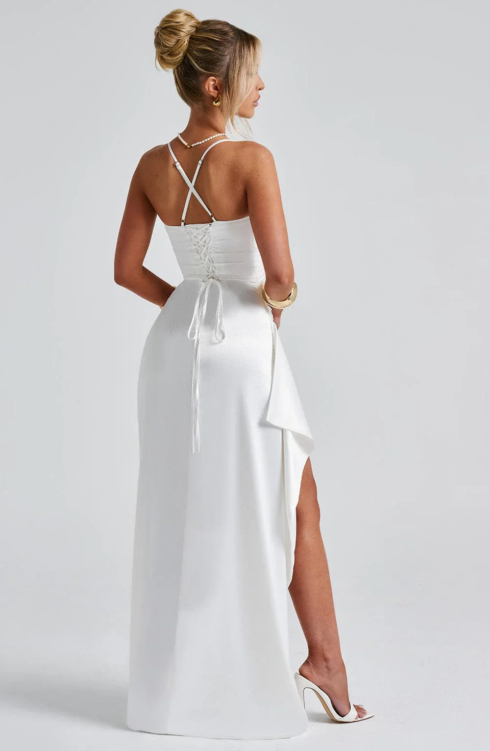 HELEN MAXI DRESS - WHITE