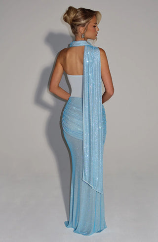 KAILANI MAXI DRESS - AQUA
