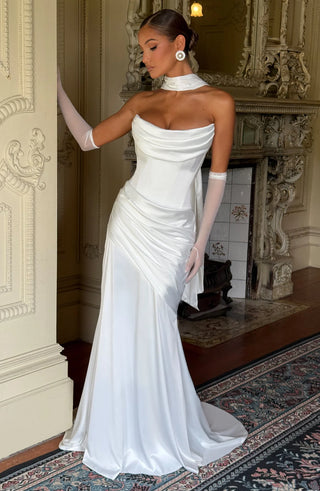 KENSINGTON MAXI DRESS - WHITE