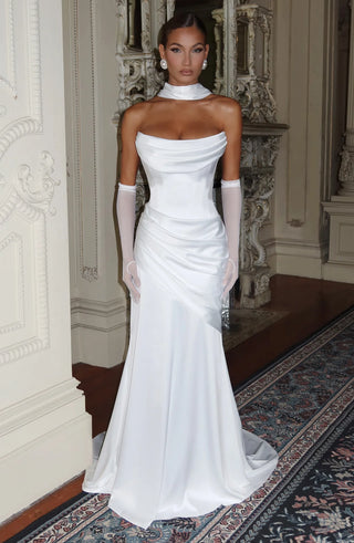 KENSINGTON MAXI DRESS - WHITE