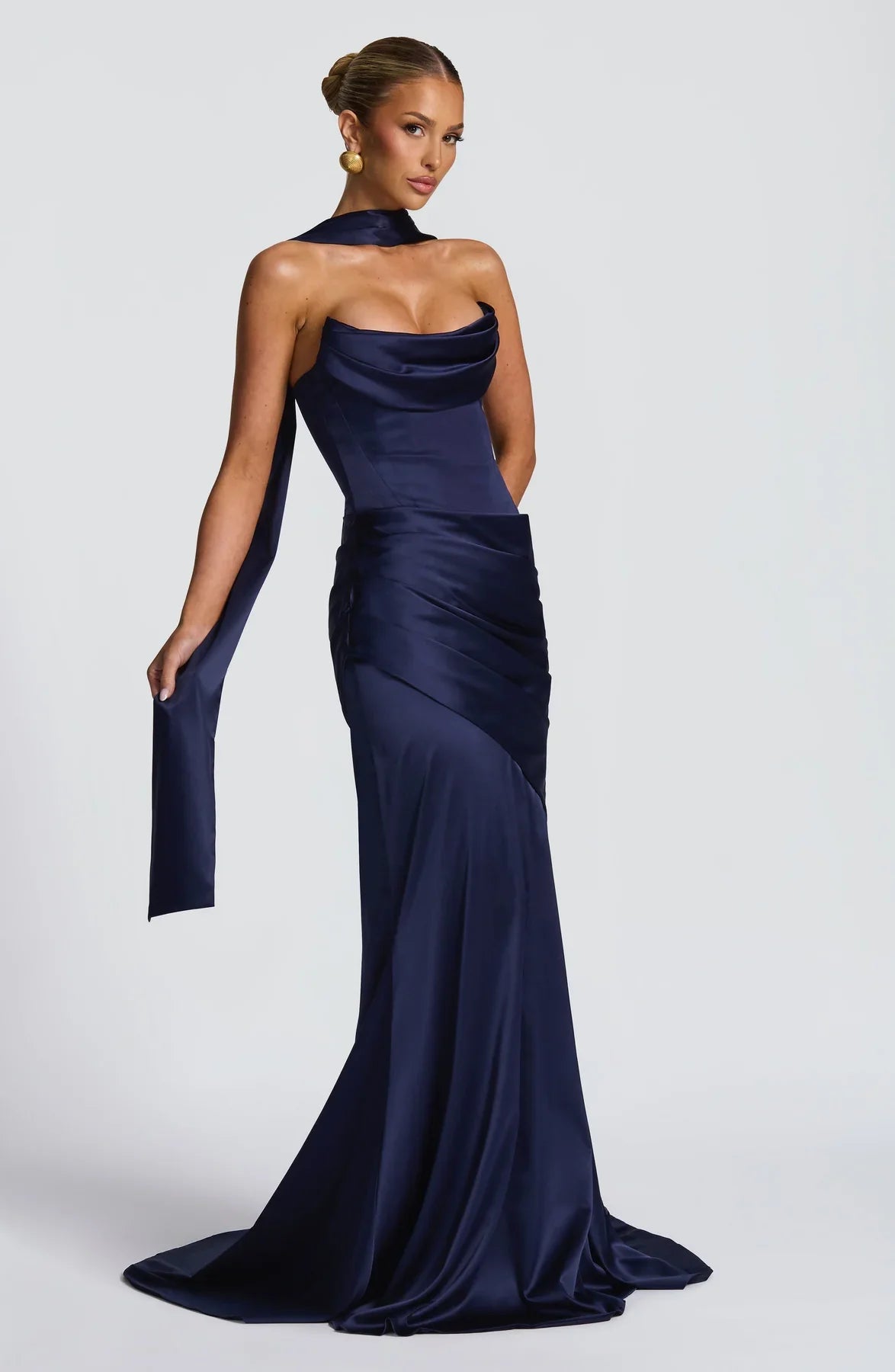 KENSINGTON MAXI DRESS - NAVY