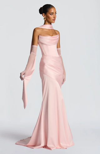 KENSINGTON MAXI DRESS - BLUSH