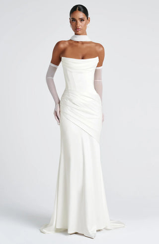 KENSINGTON MAXI DRESS - WHITE