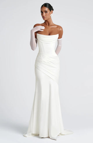 KENSINGTON MAXI DRESS - WHITE