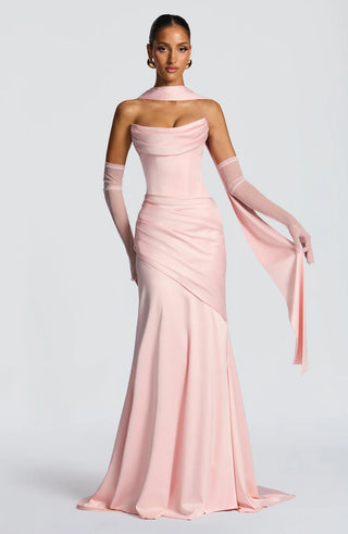 KENSINGTON MAXI DRESS - BLUSH