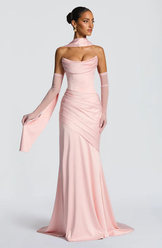 KENSINGTON MAXI DRESS - BLUSH