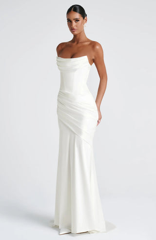 KENSINGTON MAXI DRESS - WHITE
