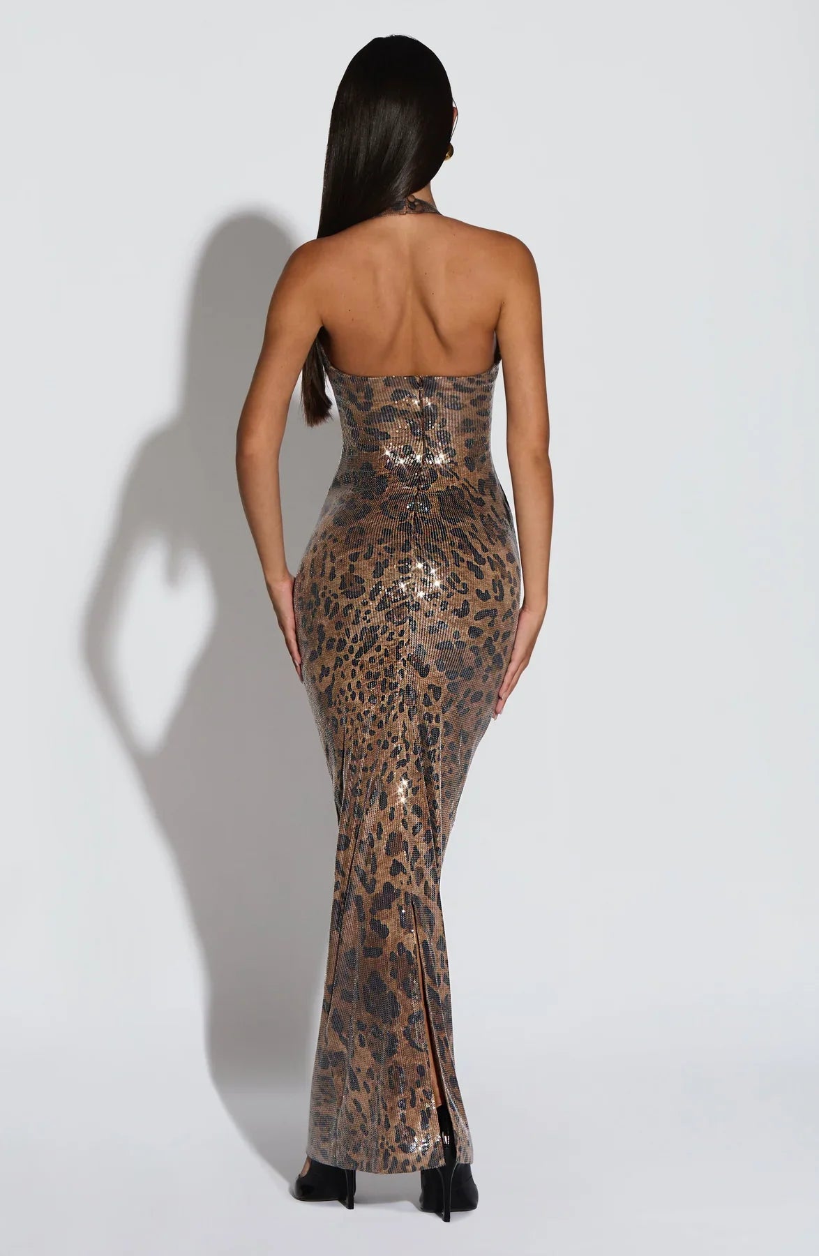 MORENA MAXI DRESS - LEOPARD