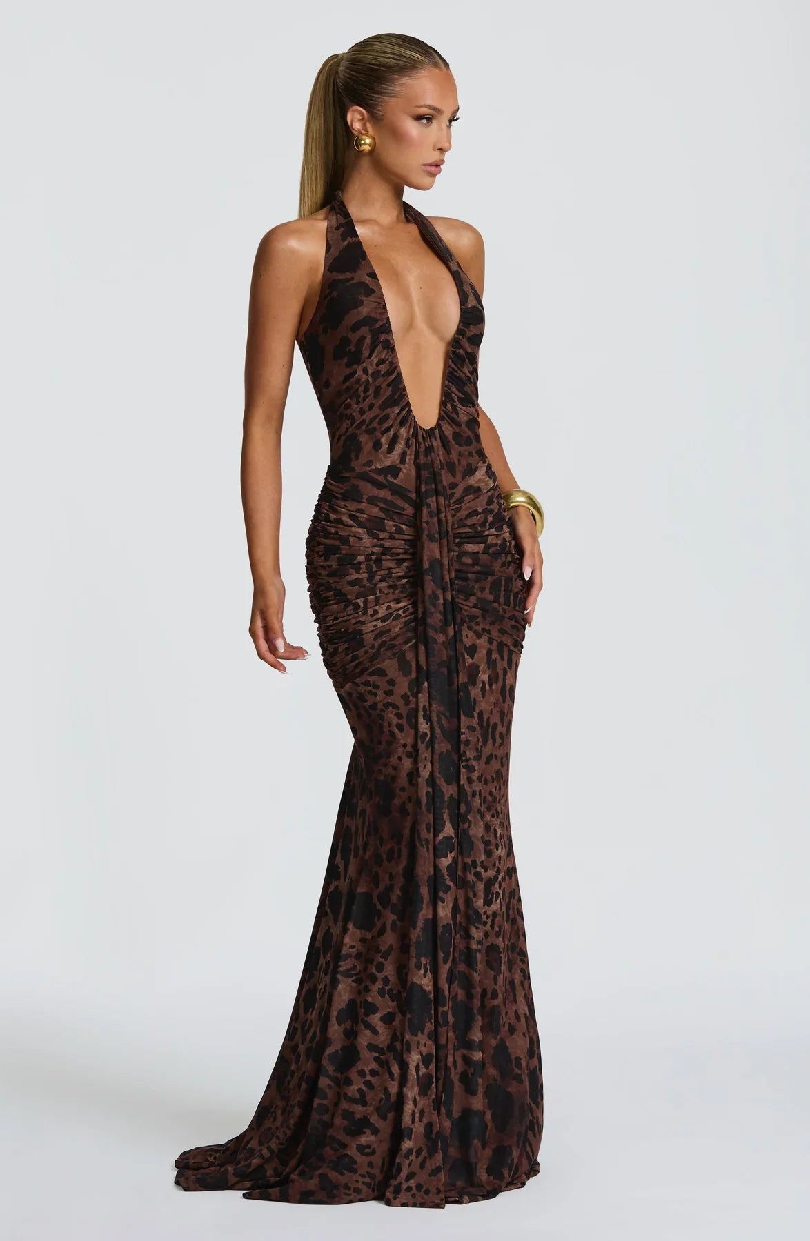ROSETTA MAXI DRESS - LEOPARD