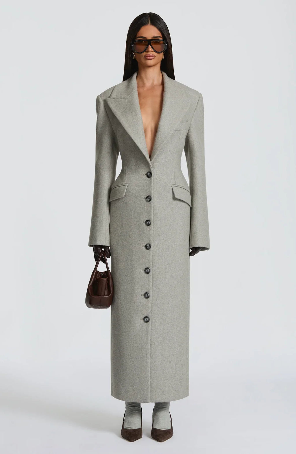 URSULA COAT - LIGHT GREY