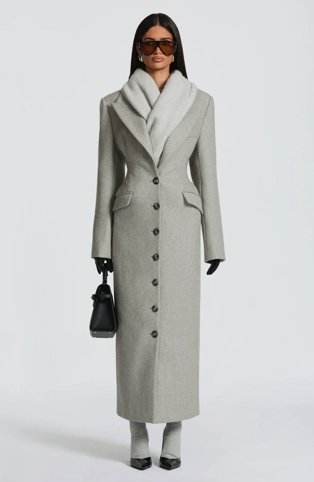 URSULA COAT - LIGHT GREY