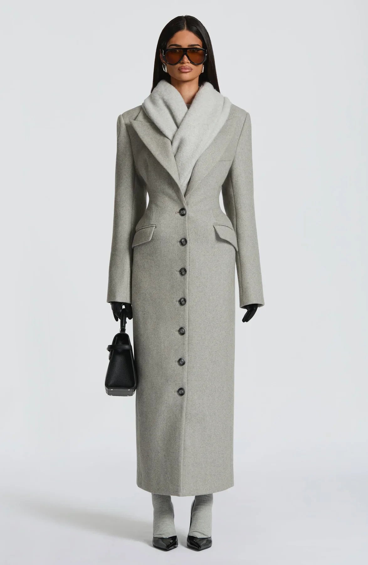 URSULA COAT - LIGHT GREY