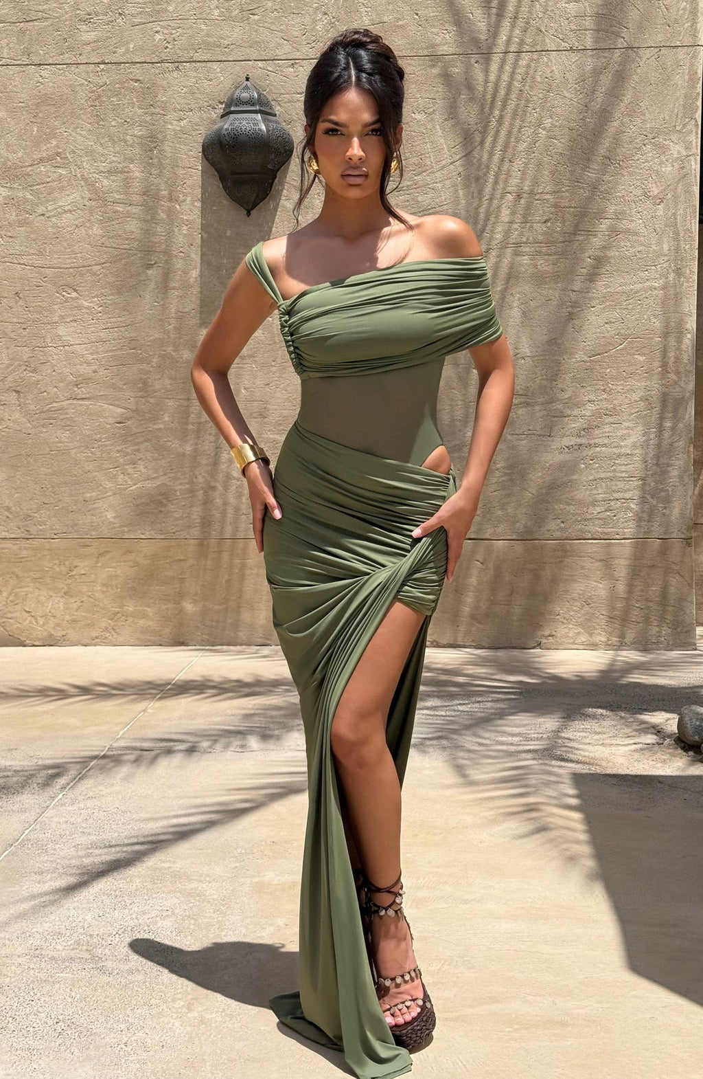 LISETTE BODY SUIT - KHAKI