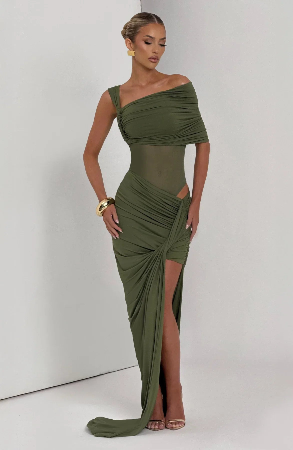 LISETTE BODY SUIT - KHAKI