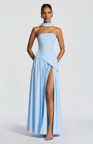 MALIYAH MAXI DRESS - BABY BLUE
