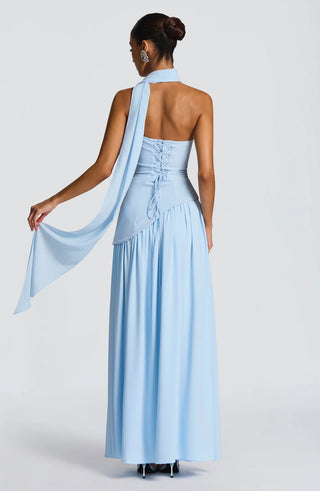MALIYAH MAXI DRESS - BABY BLUE