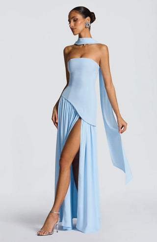 MALIYAH MAXI DRESS - BABY BLUE