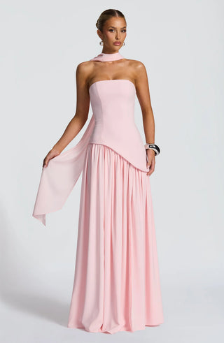 MALIYAH MAXI DRESS - BLUSH