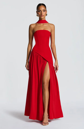 MALIYAH MAXI DRESS - RED