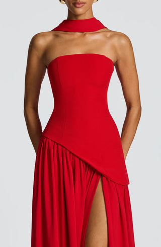 MALIYAH MAXI DRESS - RED