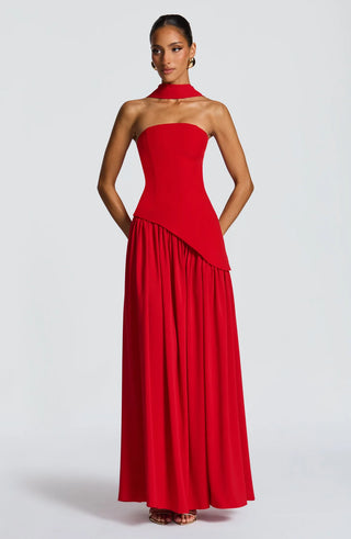 MALIYAH MAXI DRESS - RED
