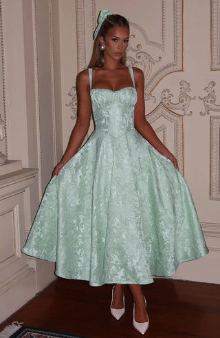 AMITY MIDI DRESS - MINT