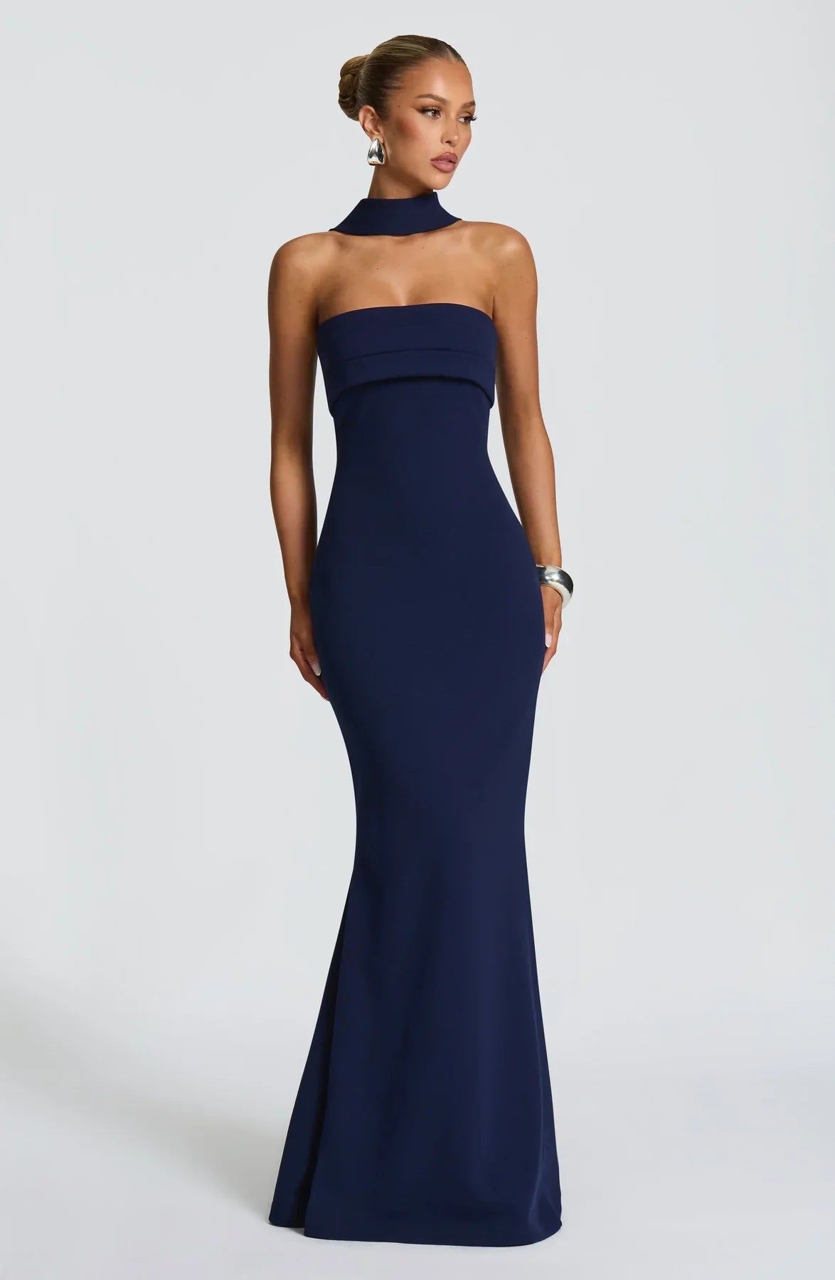 LEURA MAXI DRESS - NAVY