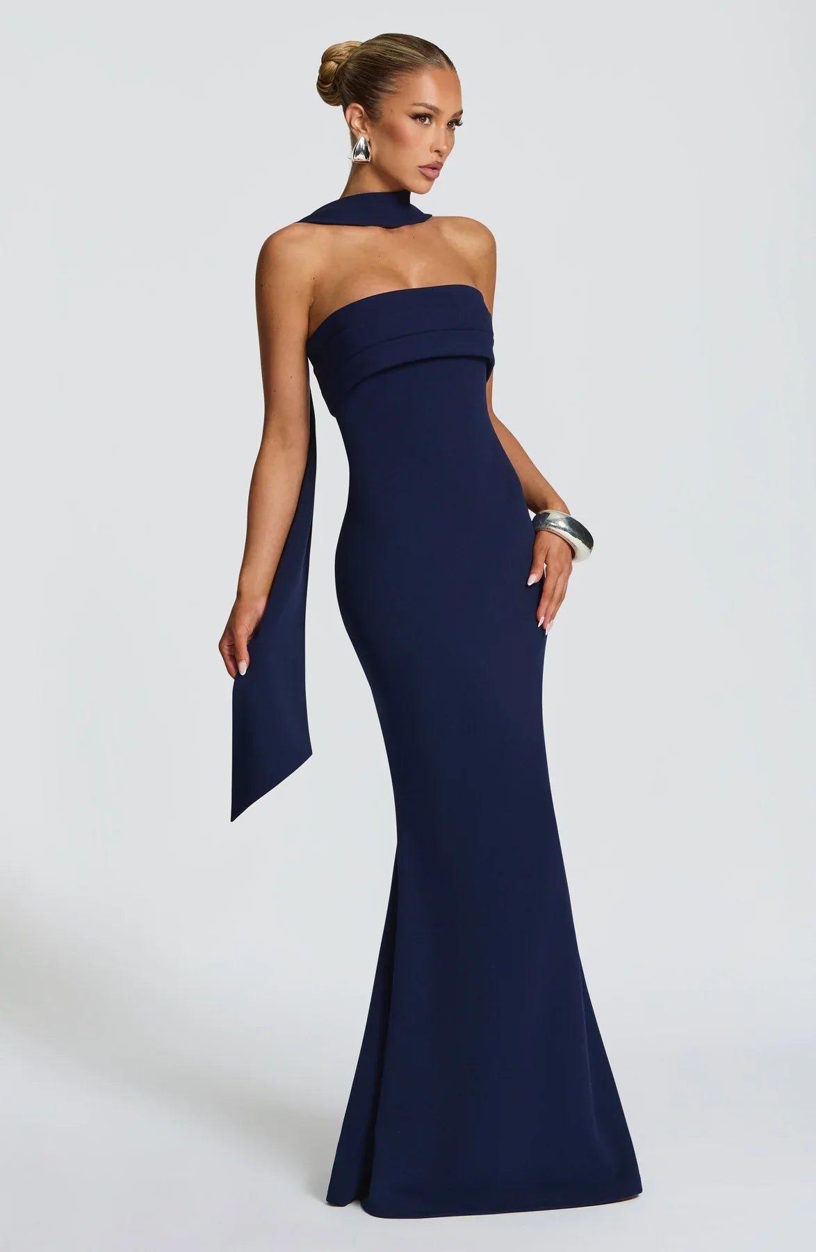 LEURA MAXI DRESS - NAVY
