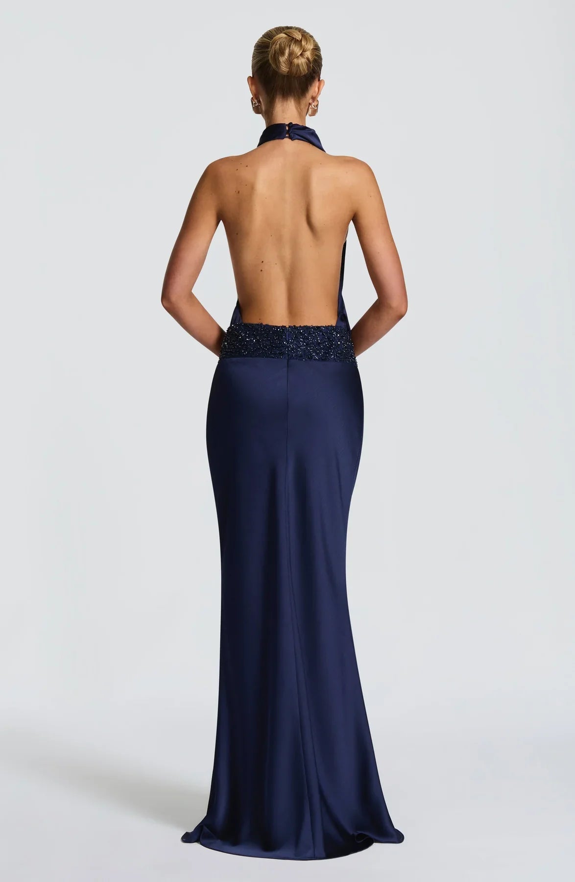 ARMELLE MAXI DRESS - NAVY