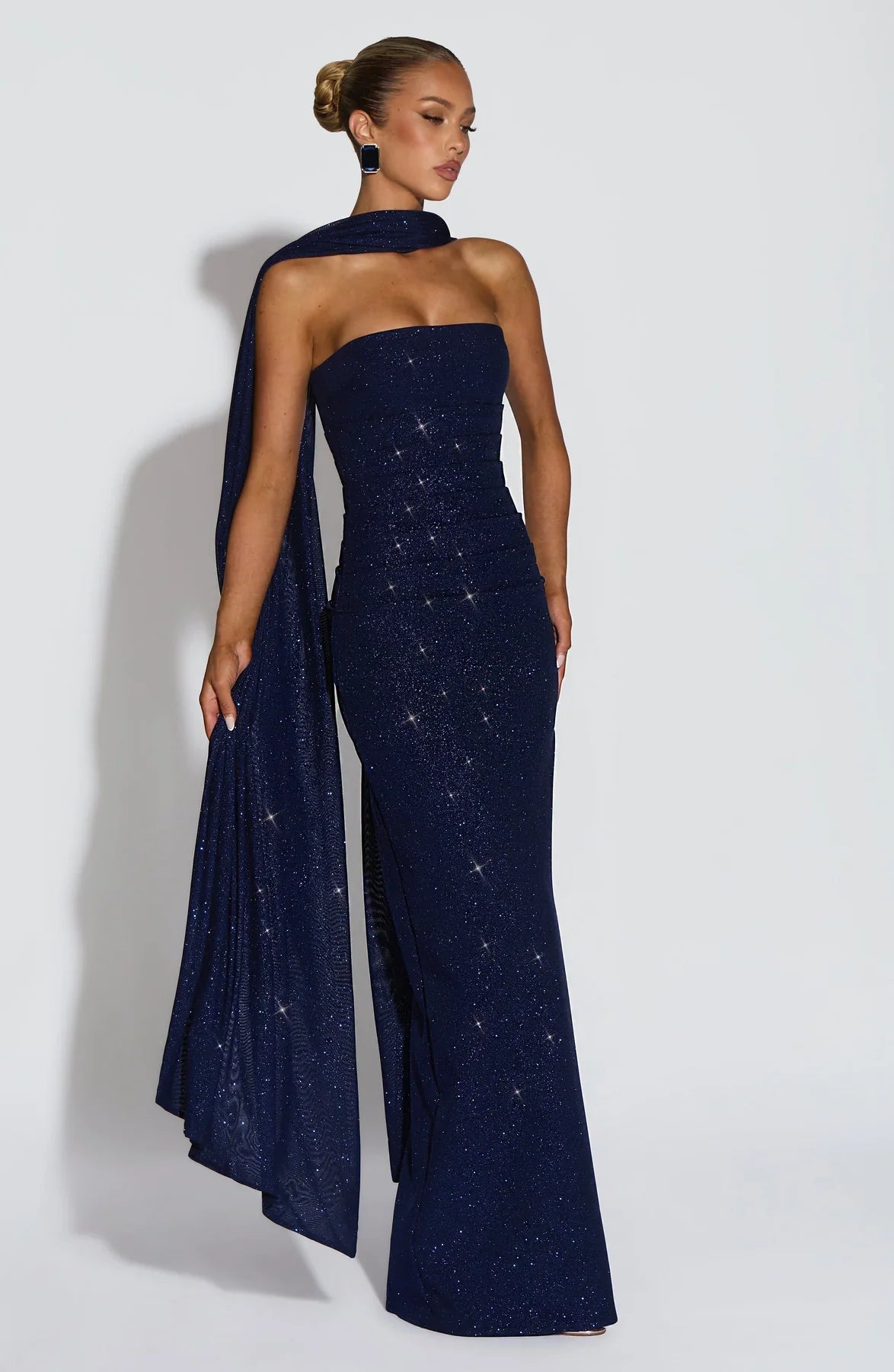PANDRA MAXI DRESS - NAVY