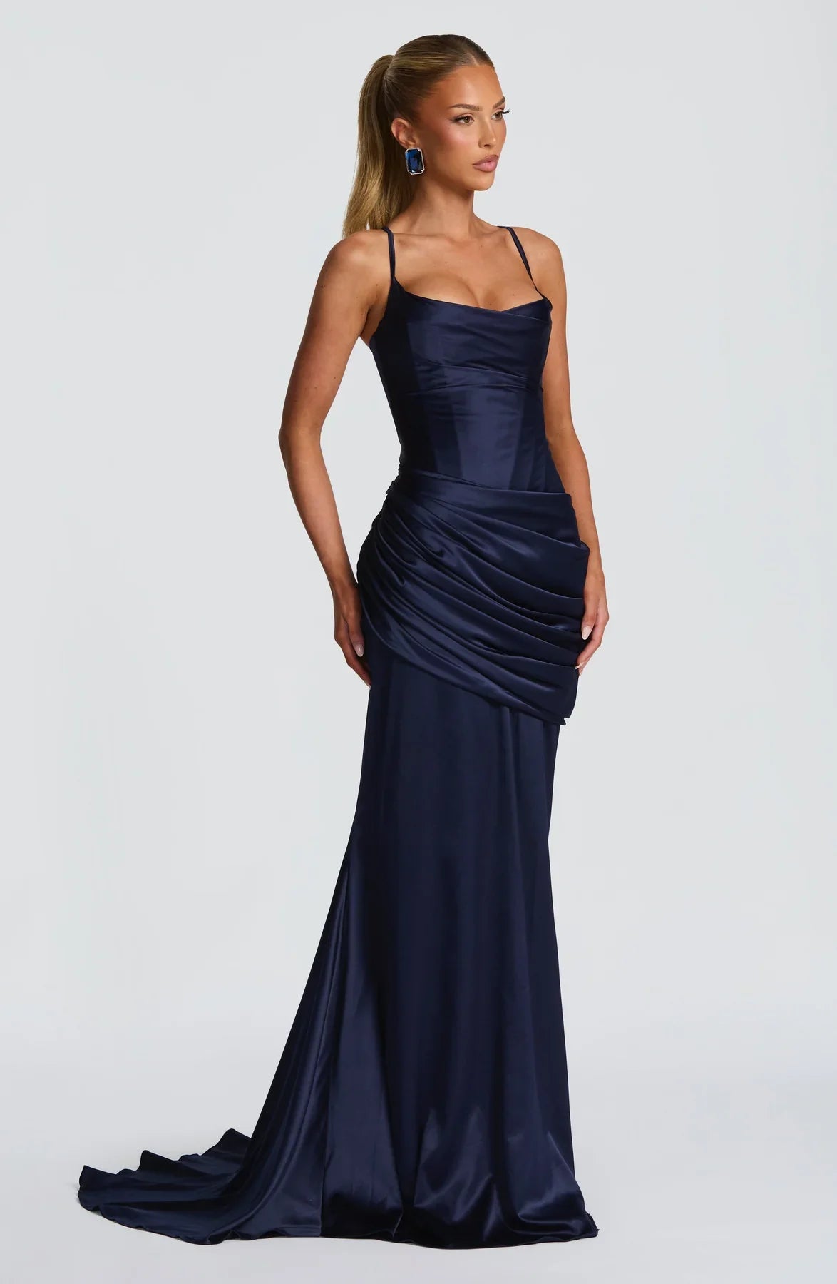 CONNIE MAXI DRESS - NAVY