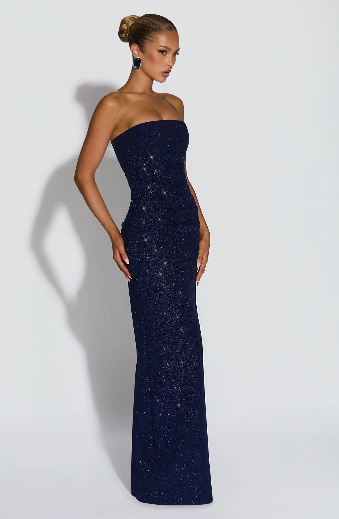 PANDRA MAXI DRESS - NAVY