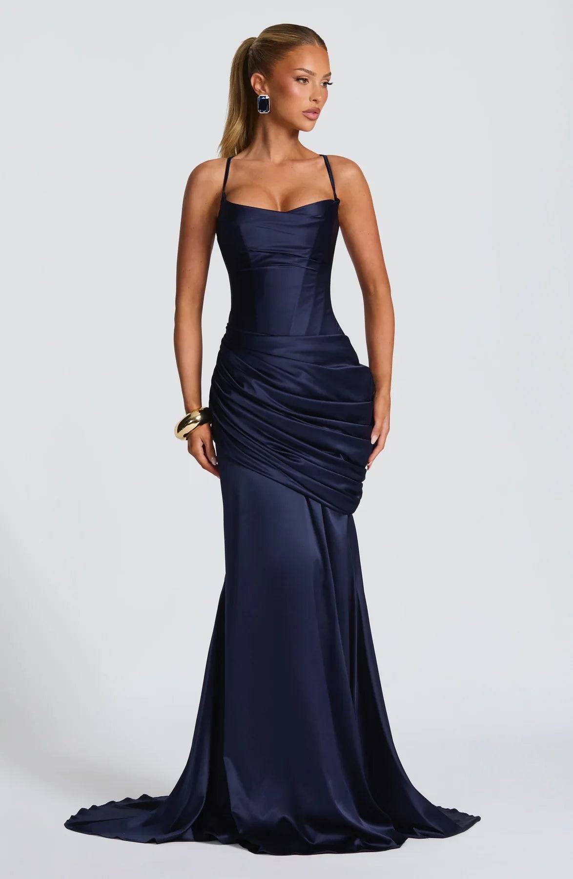 CONNIE MAXI DRESS - NAVY