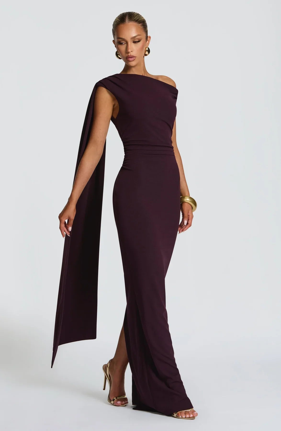 KYLIE MAXI DRESS - PLUM