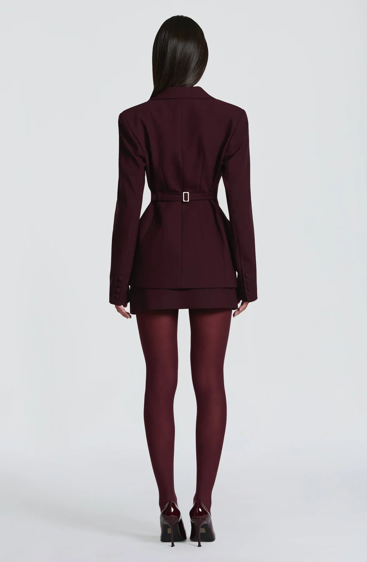 ROWENA BLAZER - PLUM