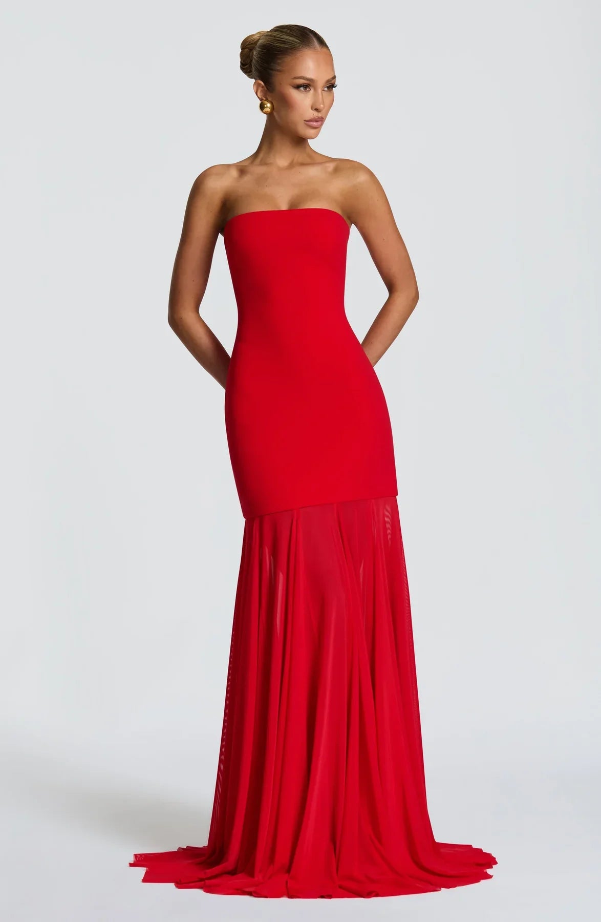MERRITT MAXI DRESS - RED