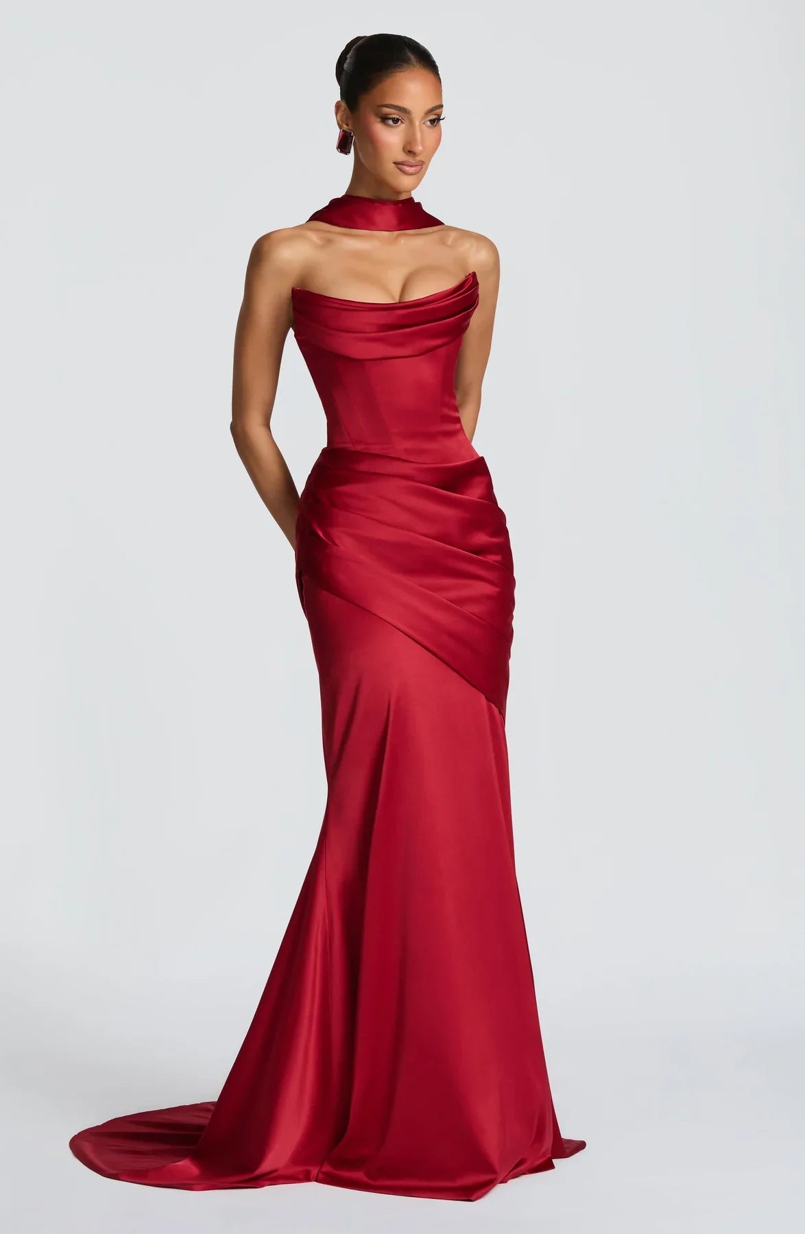 KENSINGTON MAXI DRESS - RED