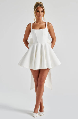 RUE MINI DRESS - WHITE