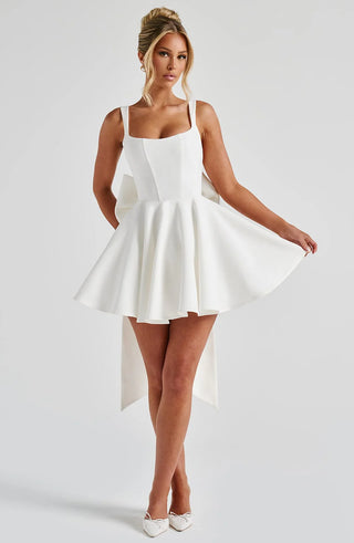 RUE MINI DRESS - WHITE