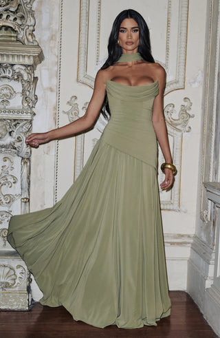 PATRICIA MAXI DRESS - SAGE