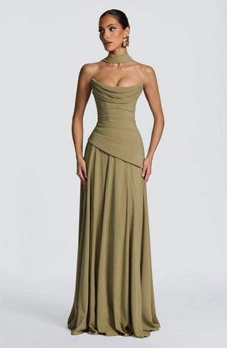 PATRICIA MAXI DRESS - SAGE